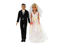 Panenka Anlily nevěsta a ženich 30cm